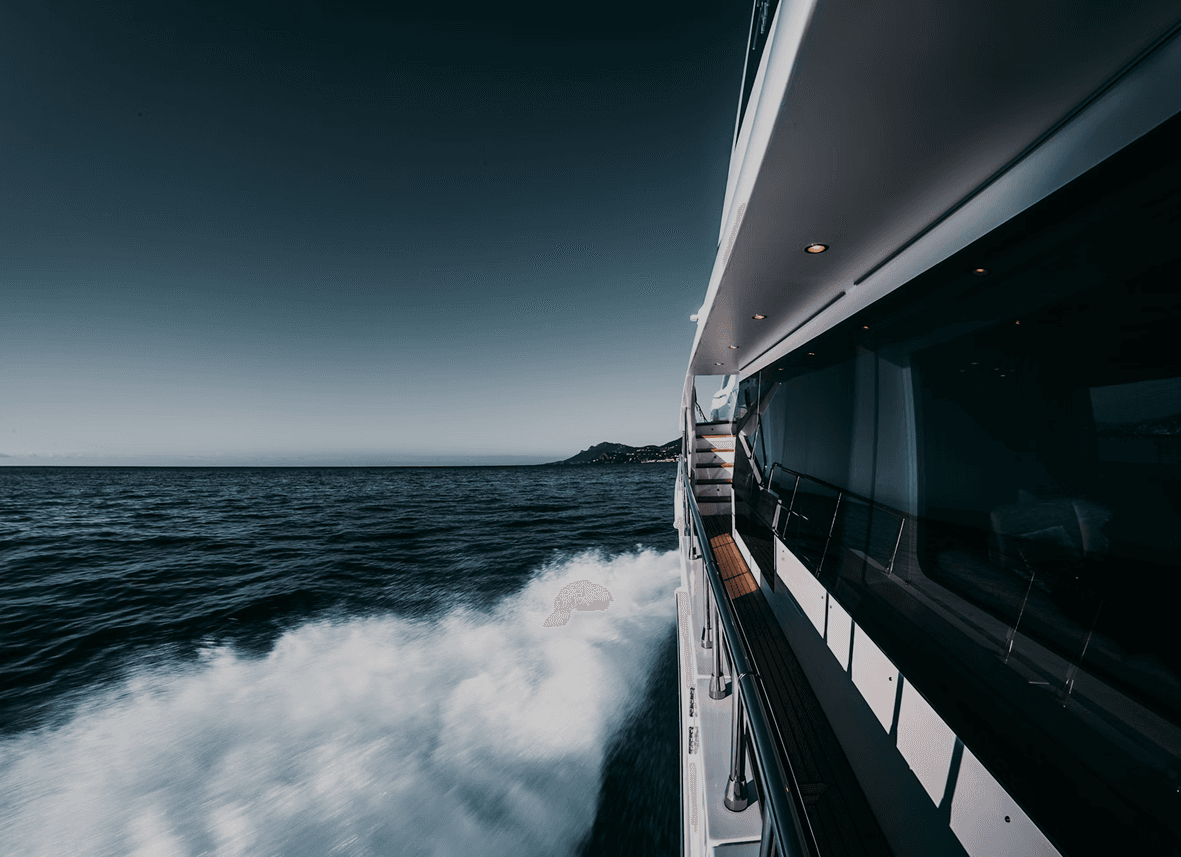 Left side boat