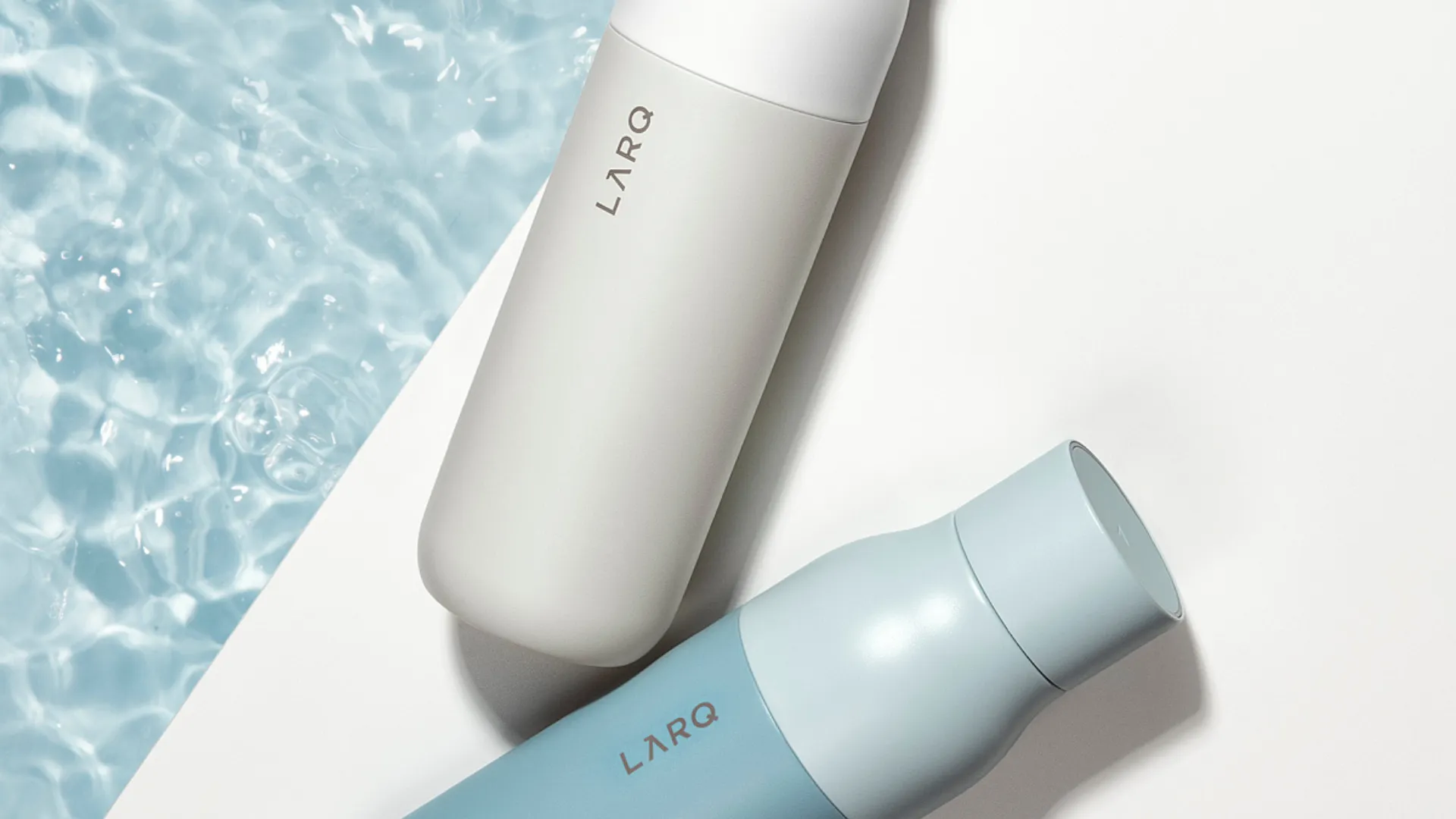 LARQ bottles on FYLY Green Wave yachts